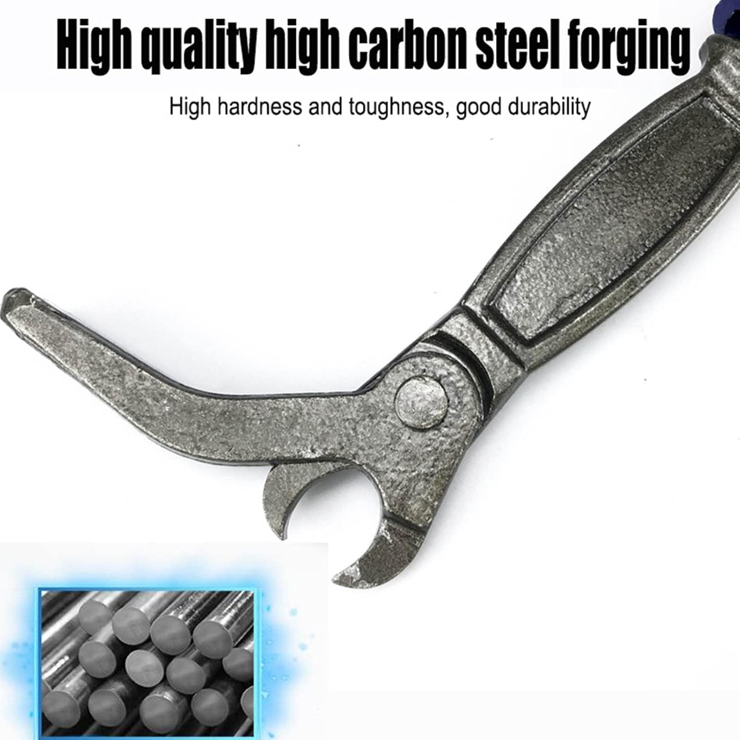 FTVOGUE Alicates para jalar clavos, herramienta de extracción de clavos, herramienta de mano de acero de alto carbono para mantenimiento de