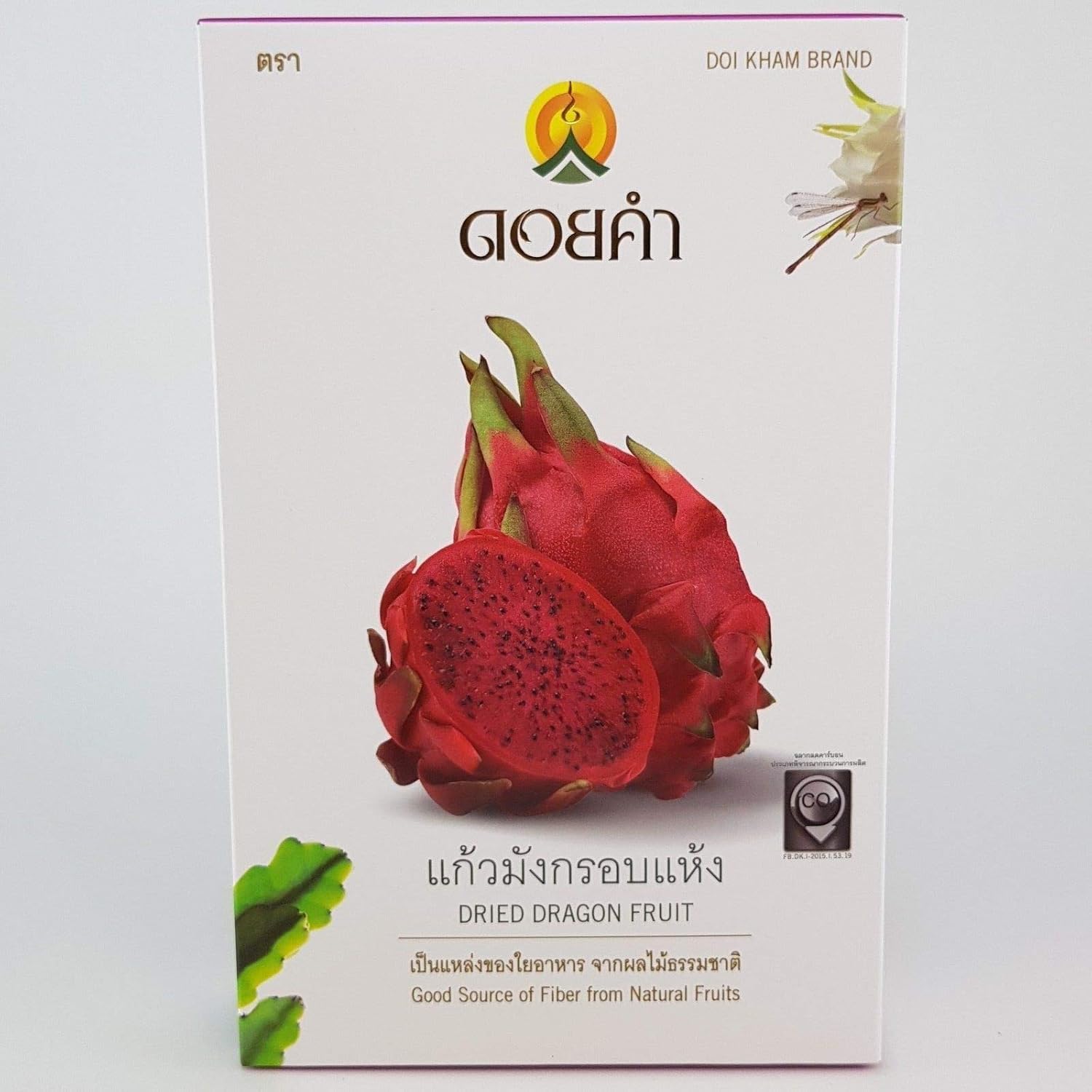 Bocadillos de fruta de dragón deshidratados Sabores naturales 100% veganos Halal 3.53 oz