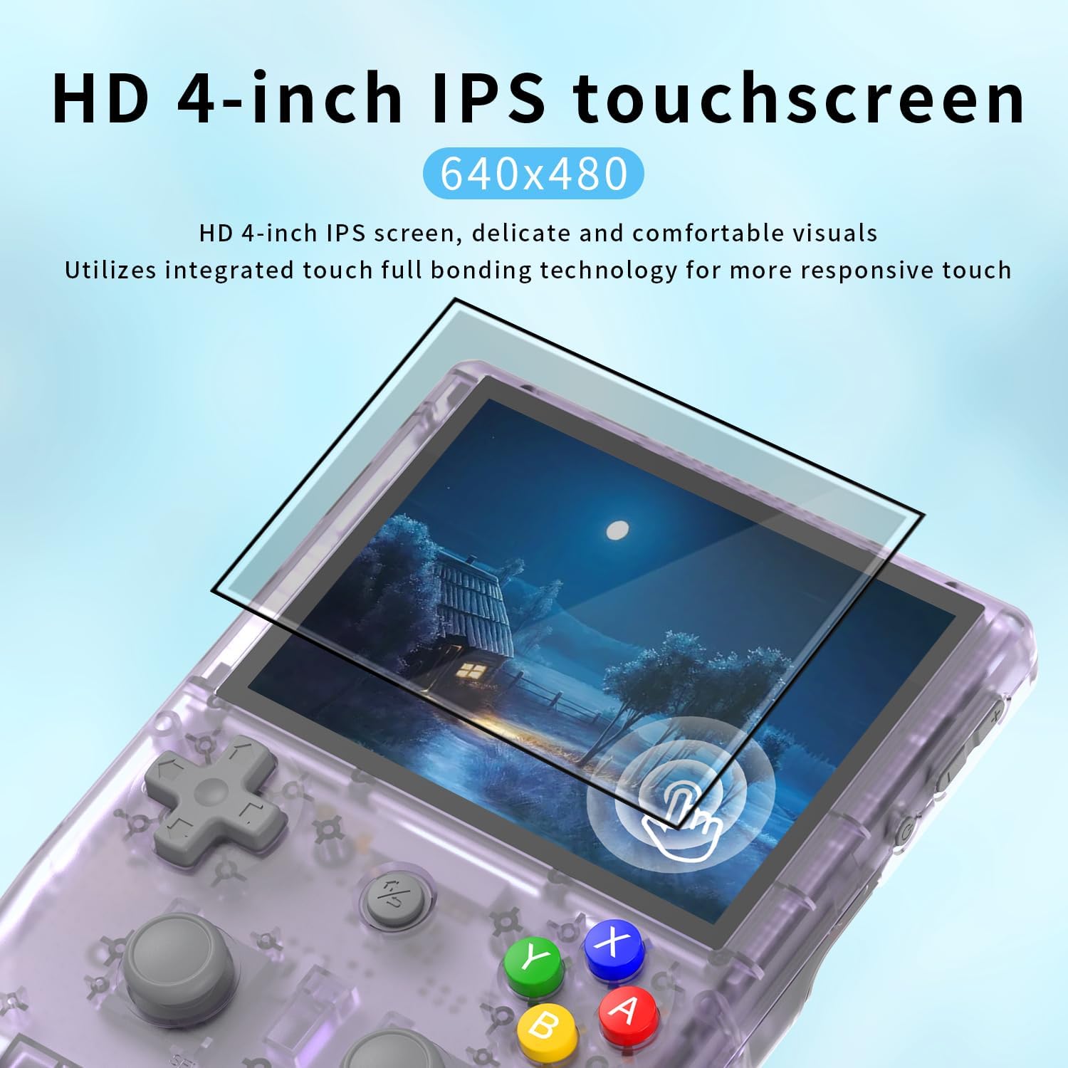 RG405V Video Consola de juegos portátil de 4 pulgadas, pantalla táctil IPS Android 12 T618 5500mAh Batería Portátil Retro Player 5G WiFi Bluetooth