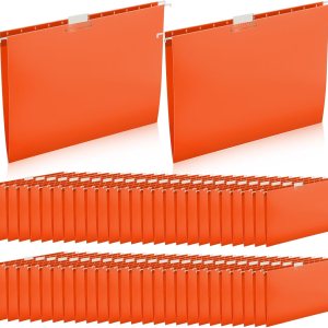50 carpetas colgantes de archivos de 12.4 x 9.45 pulgadas, carpetas colgantes tamaño carta con pestañas ajustables, ganchos de archivos de papel con 50 carpetas colgantes de archivos de 12.4 x 9.45 pulgadas, carpetas colgantes tamaño carta con pestañas ajustables, ganchos de archivos de papel con