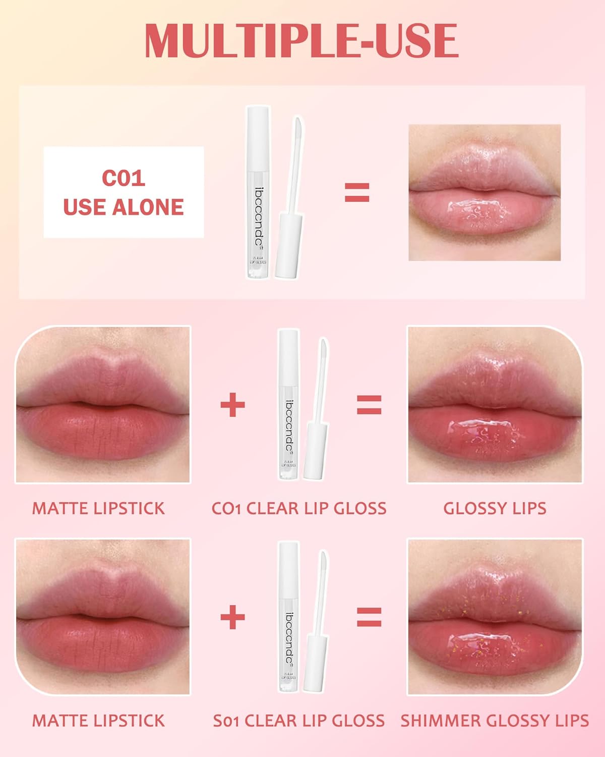 Aceite hidratante para labios, 6 colores tintados, brillo de aceite de labios, nutritivo rosa y rojo, brillante para el cuidado de los labios,