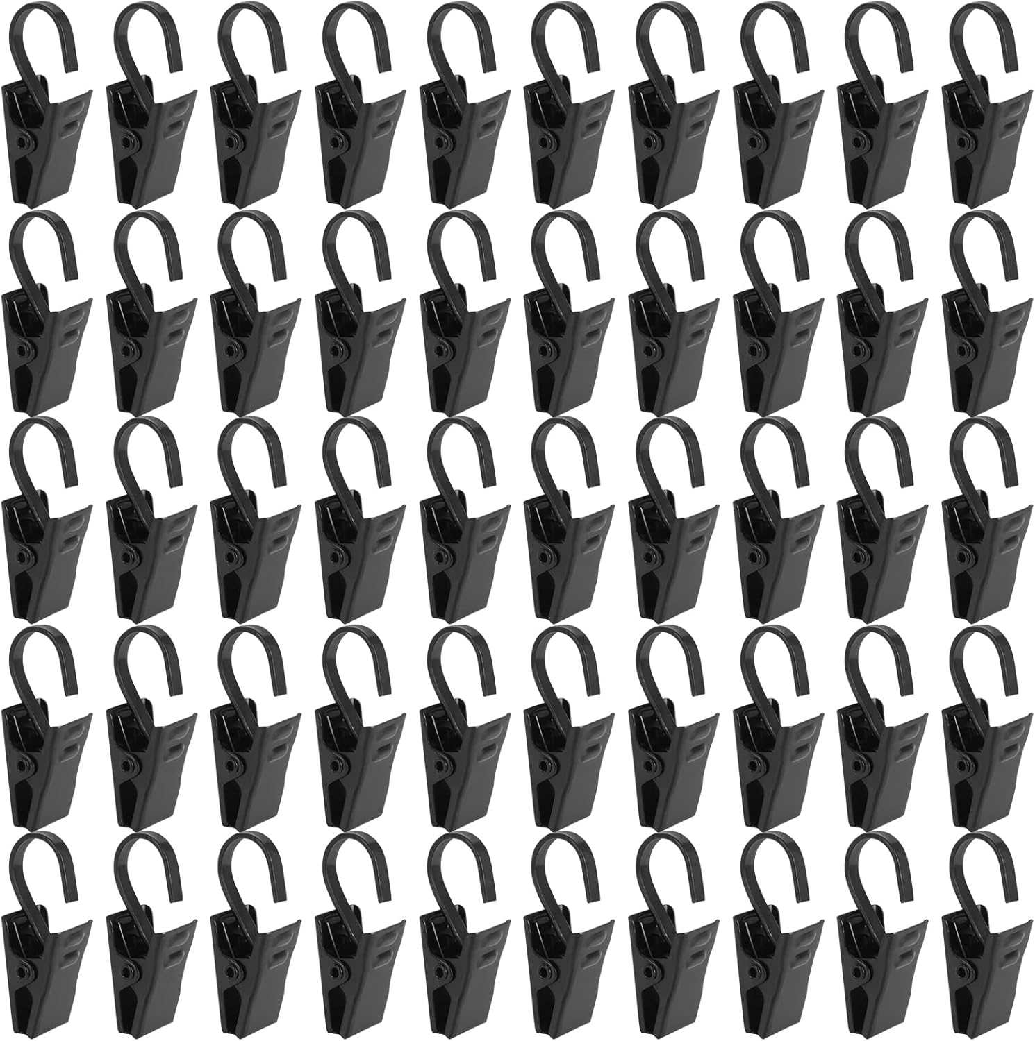 Clip para fotos, 50 unidades, clips de cortina de acero inoxidable, ganchos de cortina de acero inoxidable, ganchos de cortina, clips de