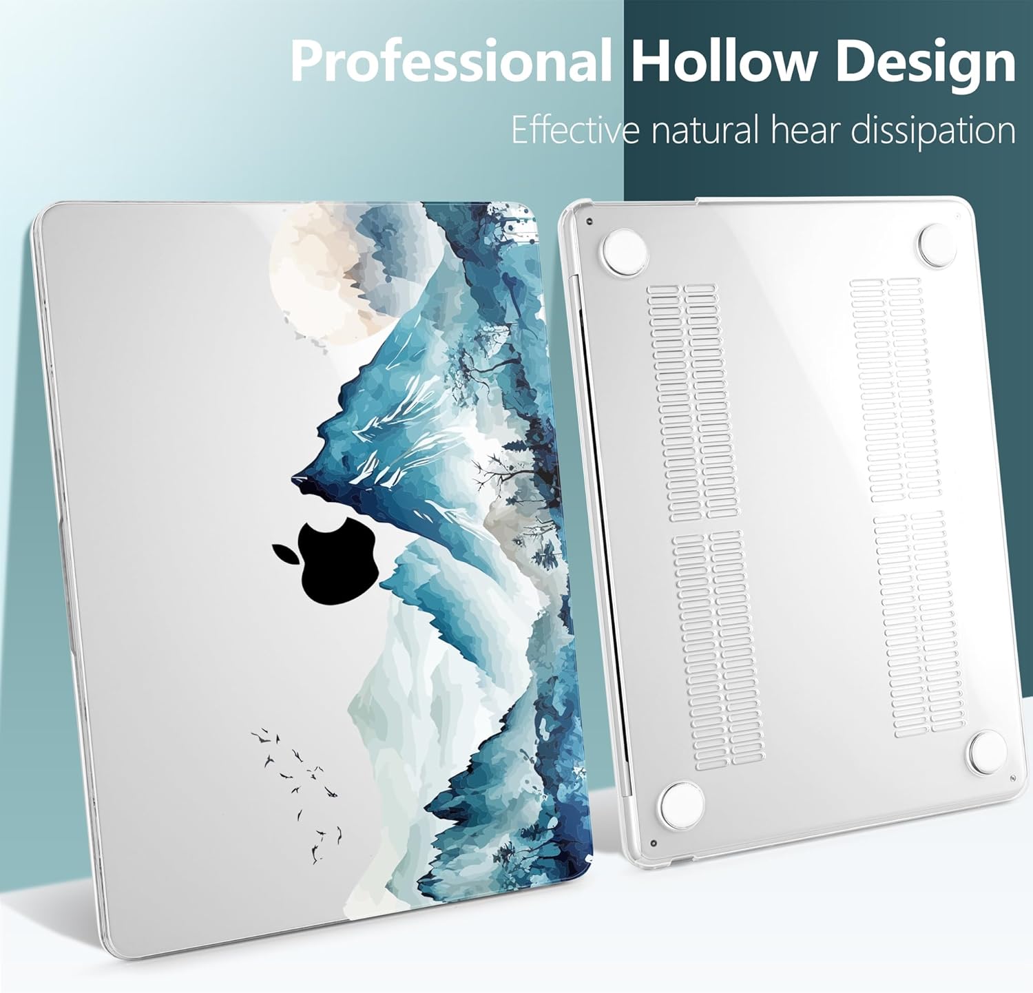 DONGKE Funda para MacBook Air M3 M2 de 15 pulgadas 2023 2024 A2941 A3114 con pantalla Retina y Touch ID, funda rígida de plástico y funda de teclado