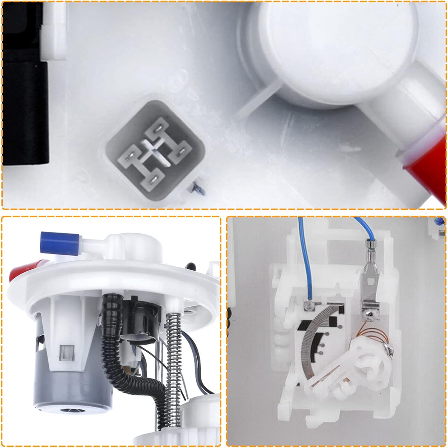 LINLINS E9110M – Conjunto de módulo de bomba de combustible eléctrica con unidad de envío compatible con Hyundai Elantra 2014-2016, Veloster