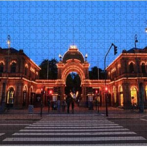 Rompecabezas de madera de 1000 piezas Tivoli para entrada principal para niños o adultos, juguetes educativos para descompresión Rompecabezas de madera de 1000 piezas Tivoli para entrada principal para niños o adultos, juguetes educativos para descompresión