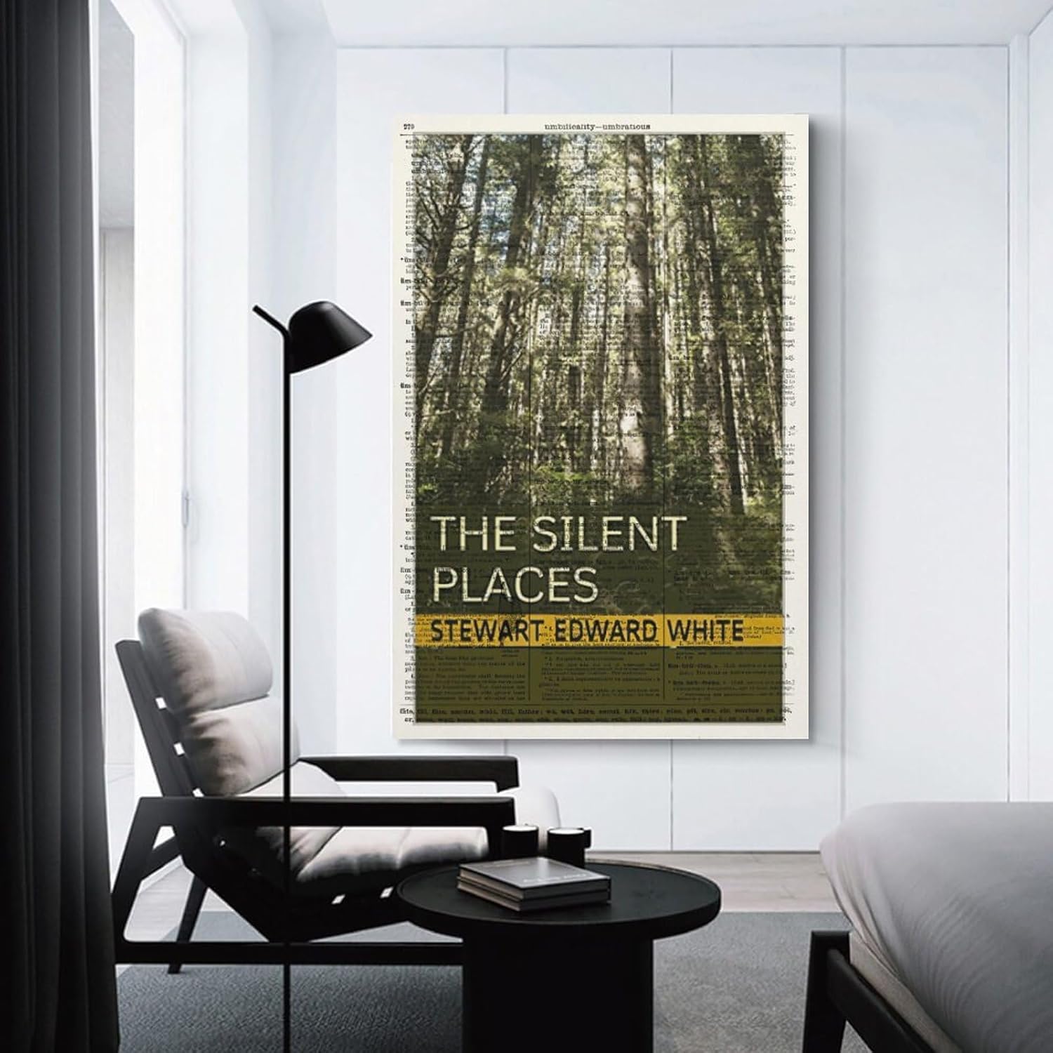MOJDI A Quiet Place by Stuart Edward White. Book Cover Art Printed Poster-gigapixel-scale-2x Canvas Painting Wall Art Poster for Bedroom Living Room