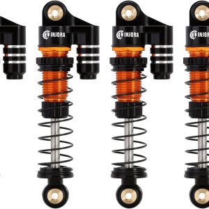 INJORA Amortiguadores de 1.535 in – Amortiguadores rellenos de aceite ajustables roscados de aluminio para SCX24 Gladiator C10 JLU Deadbolt B17 INJORA Amortiguadores de 1.535 in – Amortiguadores rellenos de aceite ajustables roscados de aluminio para SCX24 Gladiator C10 JLU Deadbolt B17