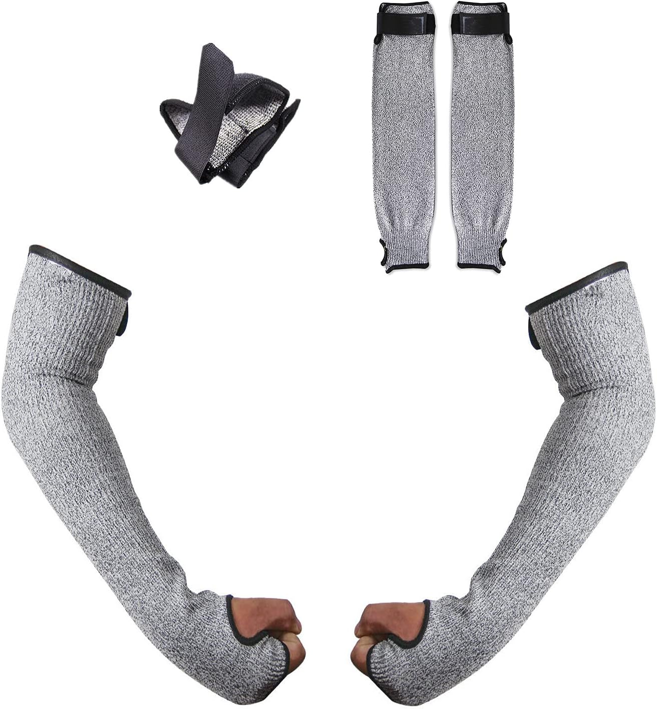 Manga de protección para brazos, manga de protección de brazo de seguridad de nivel 5, manga protectora anticortes, resistente a las quemaduras,
