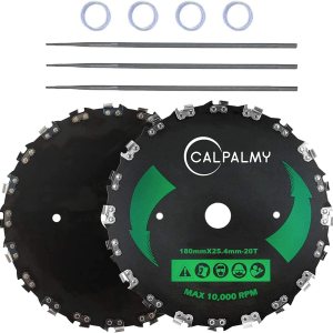 (2 juegos) Cuchillas de cepillo de dientes de motosierra de 7 pulgadas x 20T  2 cuchillas, 3 limas redondas surtidas (532 pulgadas, 316 pulgadas, (2 juegos) Cuchillas de cepillo de dientes de motosierra de 7 pulgadas x 20T  2 cuchillas, 3 limas redondas surtidas (532 pulgadas, 316 pulgadas,