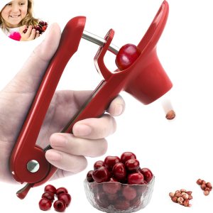 Cherry Pitter – Herramienta para eliminar semillas de cereza Makmzoon – Rojo Cherry Pitter – Herramienta para eliminar semillas de cereza Makmzoon – Rojo