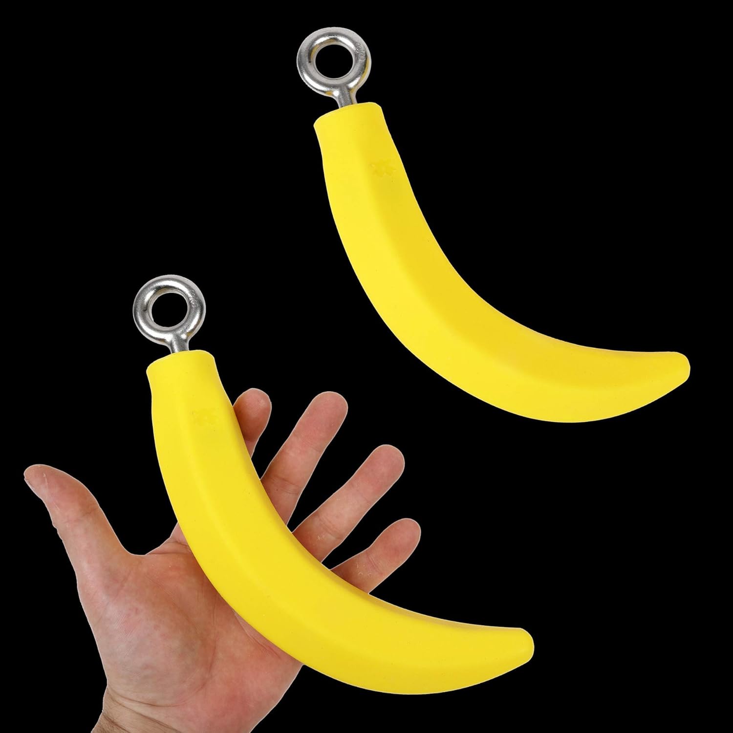 Atomik Climbing – Juego de 2 plátanos colgantes de tamaño adulto
