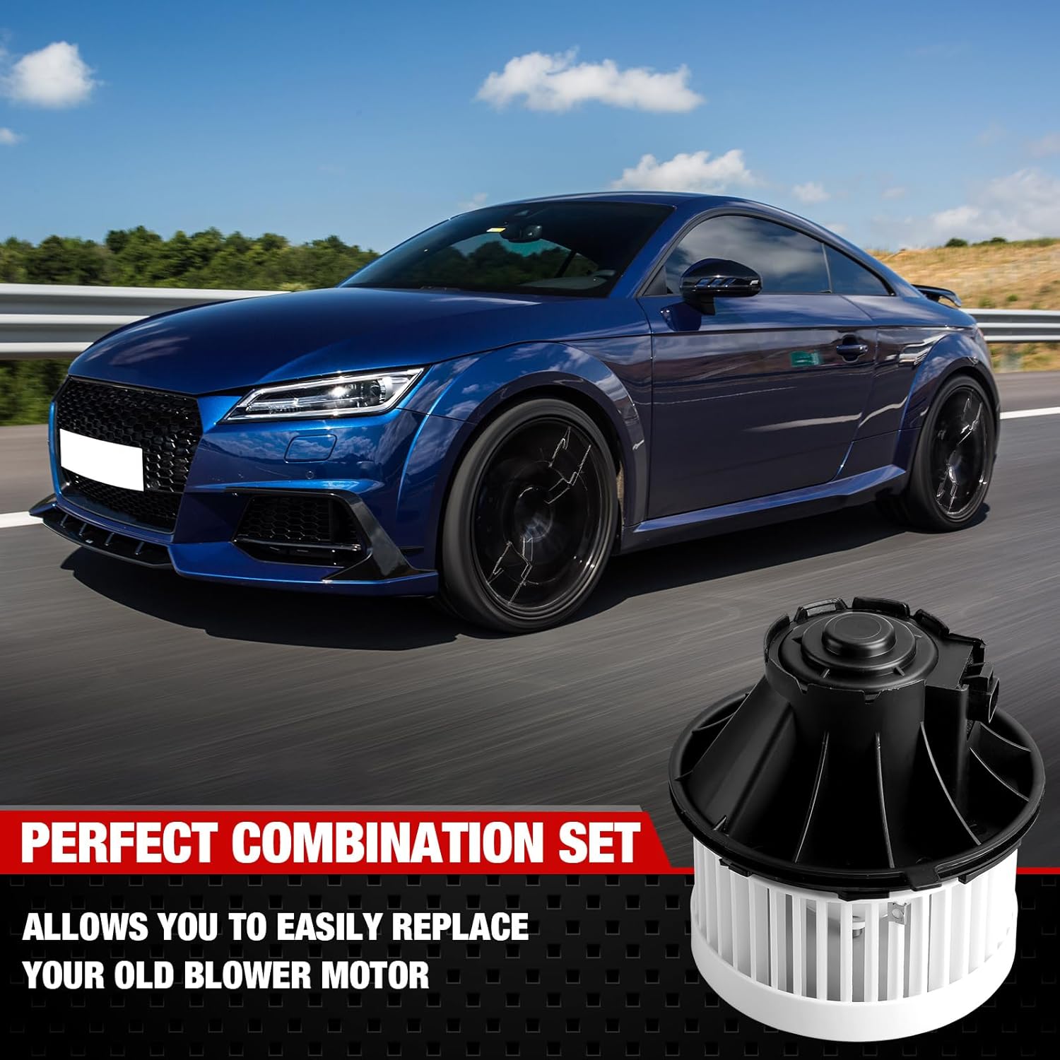 Therwen Kit de 2 resistencias de motor de ventilador de calentador de CA, reemplazo 15-81647, PM2728, 89019321, 35143, 1581773 15-81773 89018778