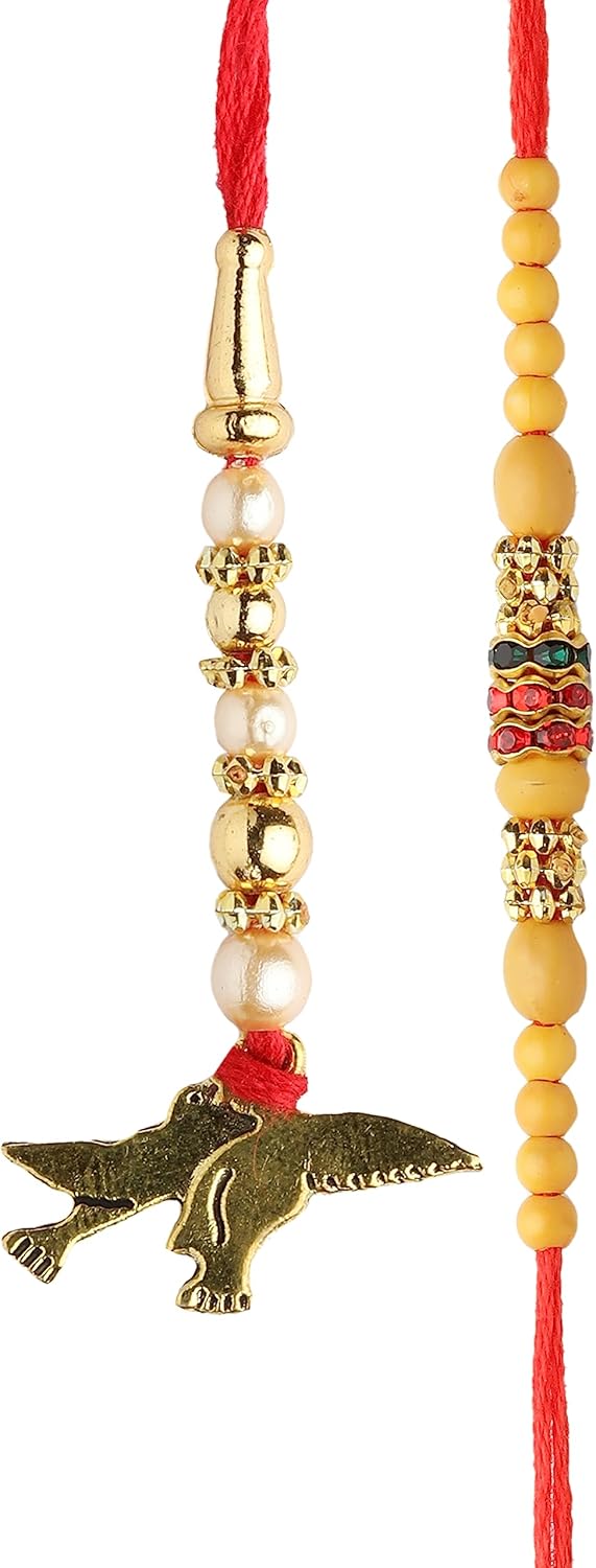 Conjunto Rakhi Lumba, Algodón, Sin gemas.