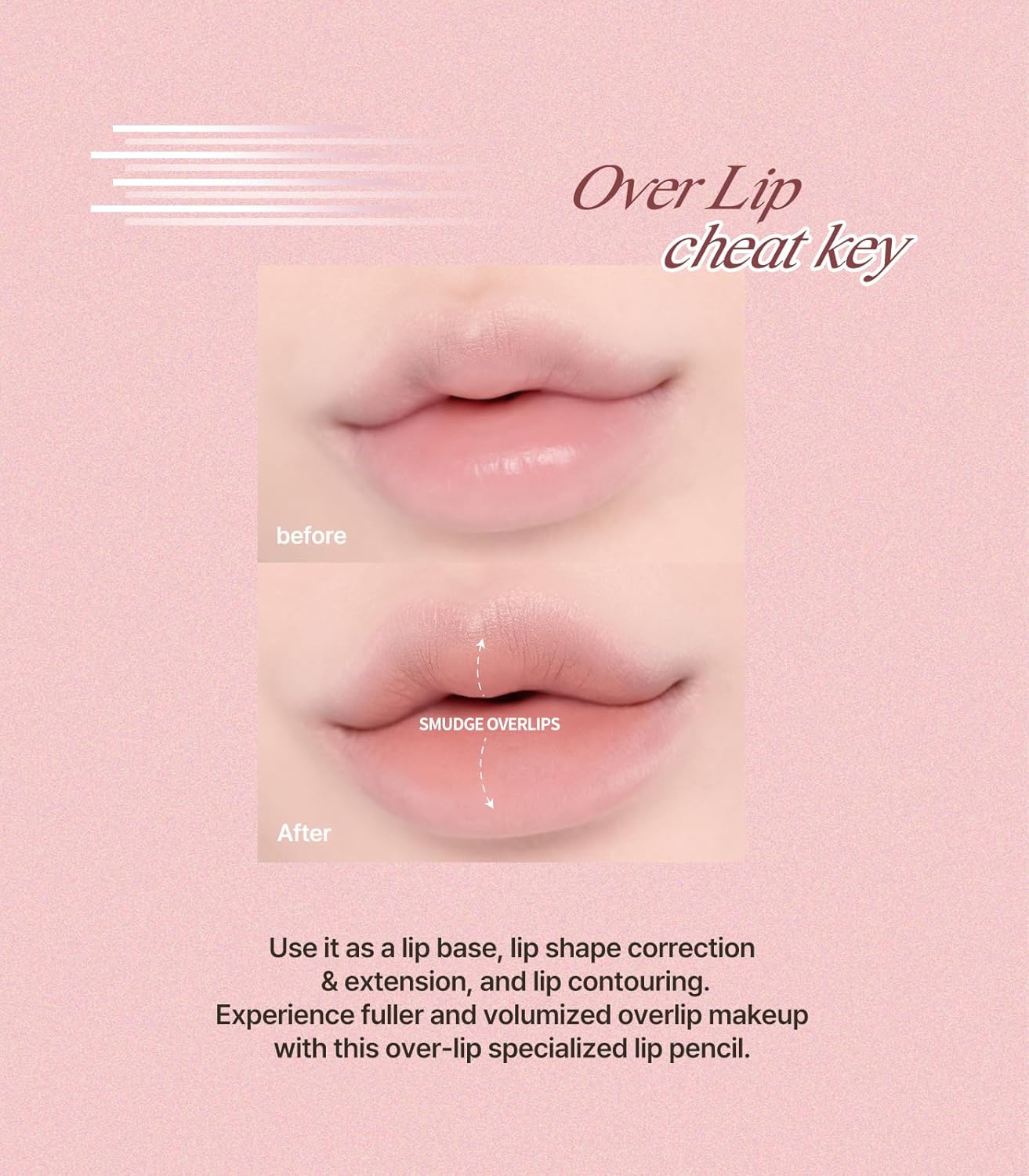 Heart Percent Dote On Mood Lápiz labial, lápiz labial cremoso de larga duración, delineador de color suave, lápiz labial retráctil 0.03 oz, 02.