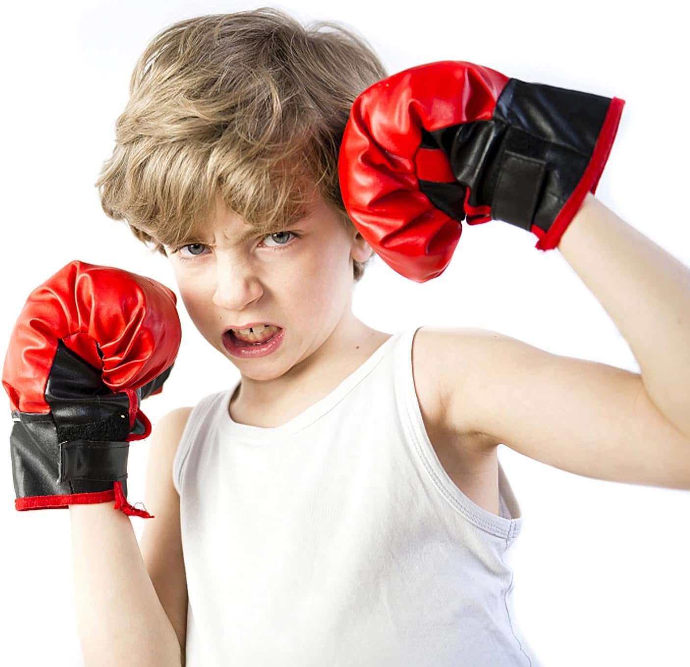 WUWEOT Juego de saco de boxeo para niños, pelota de boxeo con soporte de altura y guantes de entrenamiento de boxeo, regalo ideal para Navidad,
