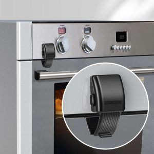 VSTM Cerradura de horno actualizada para niños, kit de cerradura de puerta de horno a prueba de bebés para niños pequeños, material de policarbonato VSTM Cerradura de horno actualizada para niños, kit de cerradura de puerta de horno a prueba de bebés para niños pequeños, material de policarbonato