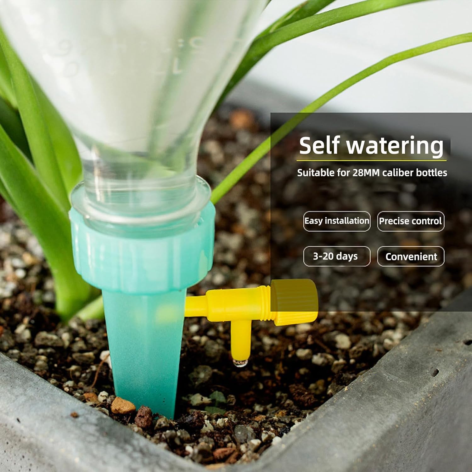 9 púas de riego automático  Dispositivos de riego automático para plantas  Sistema de riego automático para plantas en macetas Dispositivos de riego