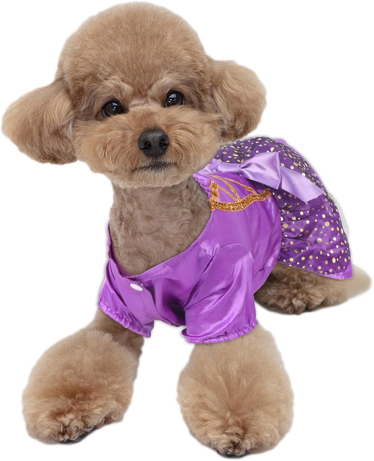 Vestido para perros Ropa sin mangas para mascotas lindos vestidos de perro con sombrero y lazo, faldas de tul ligeras para fiesta, disfraces de