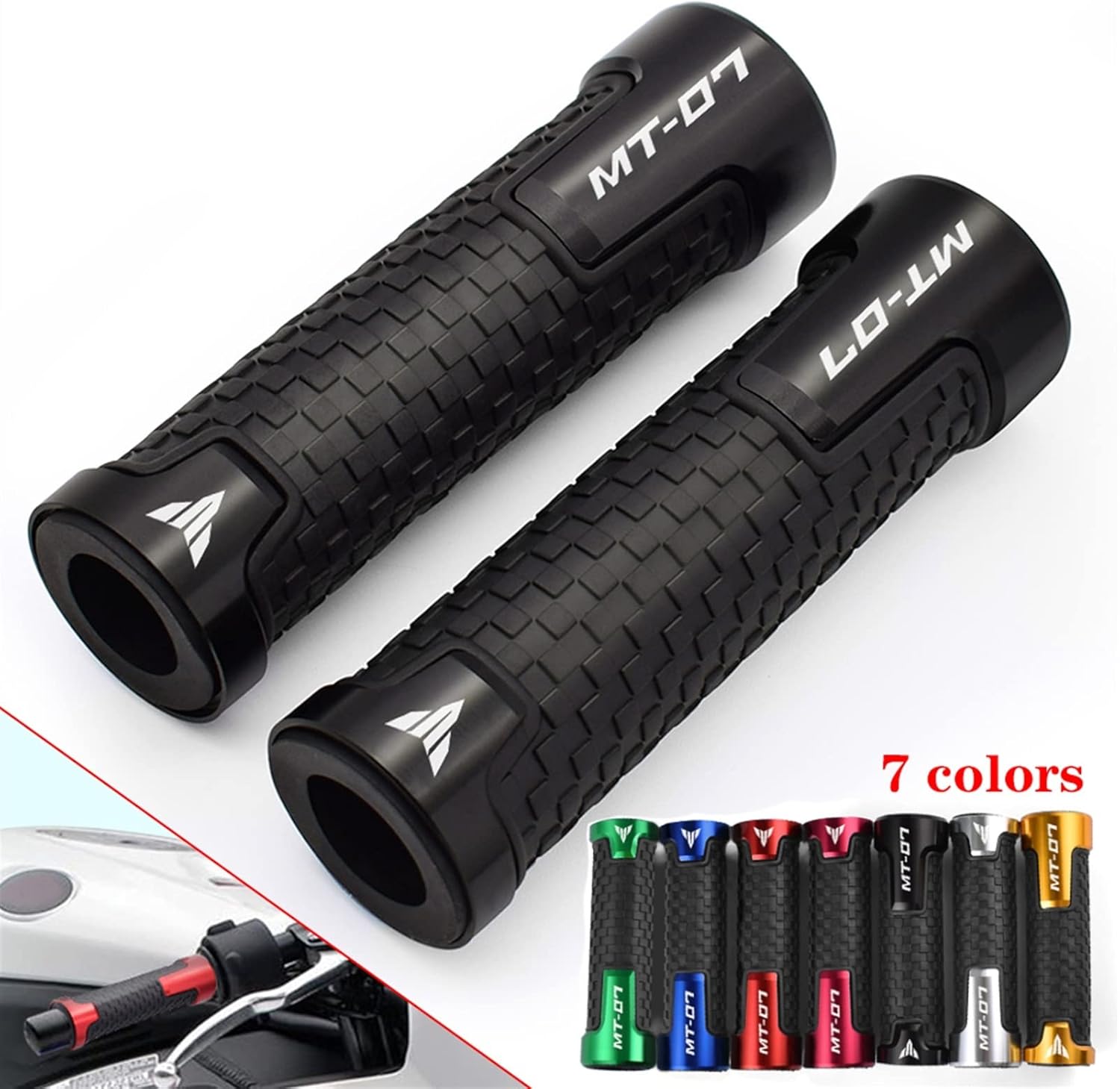 Comfort Handle 78 ” 22MM manillar de motocicleta empuñaduras para MT07 MT-07 Mt07 MT09 MT-09 Mt09 MT09 MT03 MT-03 Mt03 Mt03 con logotipo