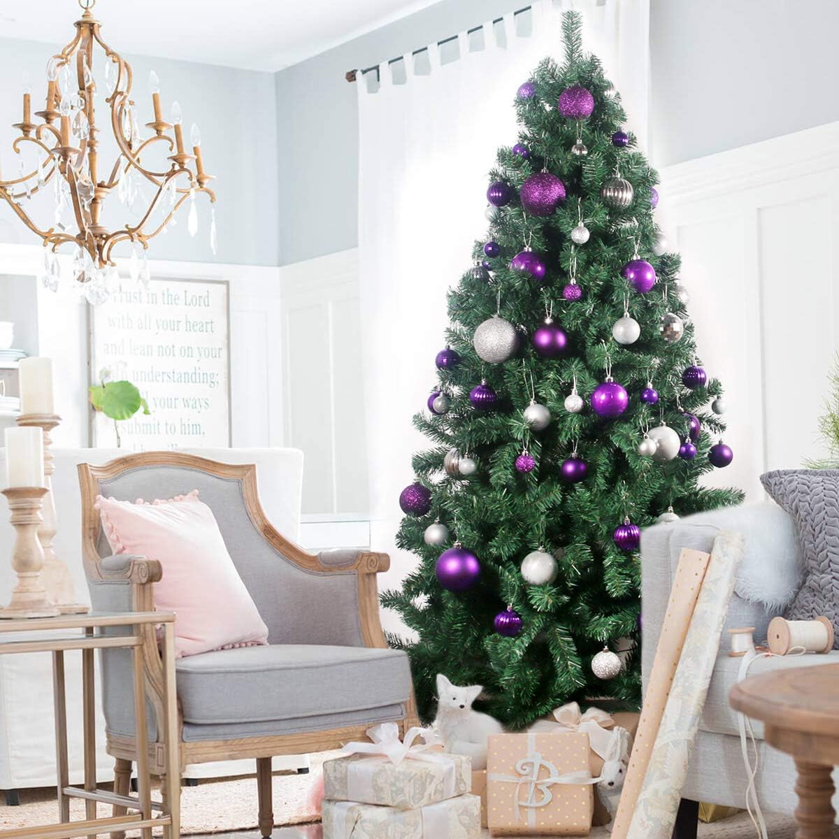GameXcel – Esferas de Navidad para árbol de Navidad – decoraciones navideñas que no se rompen, perfectas esferas colgantes.