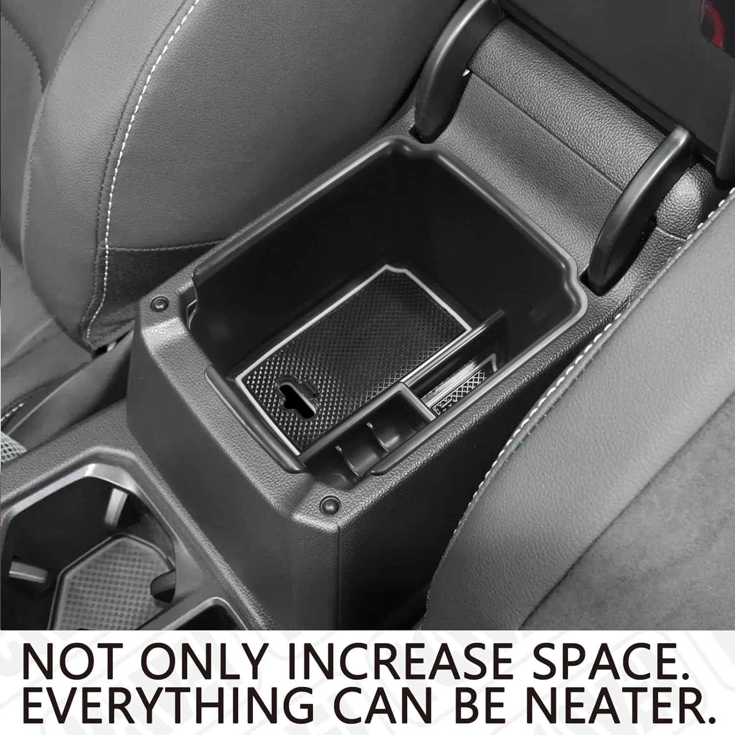 HGWEI Organizador de consola central compatible con VW Tiguan 2018 2019 2020 2021 2022 2023 2024 y Volkswagen Taos 2022 2023, bandeja de inserción
