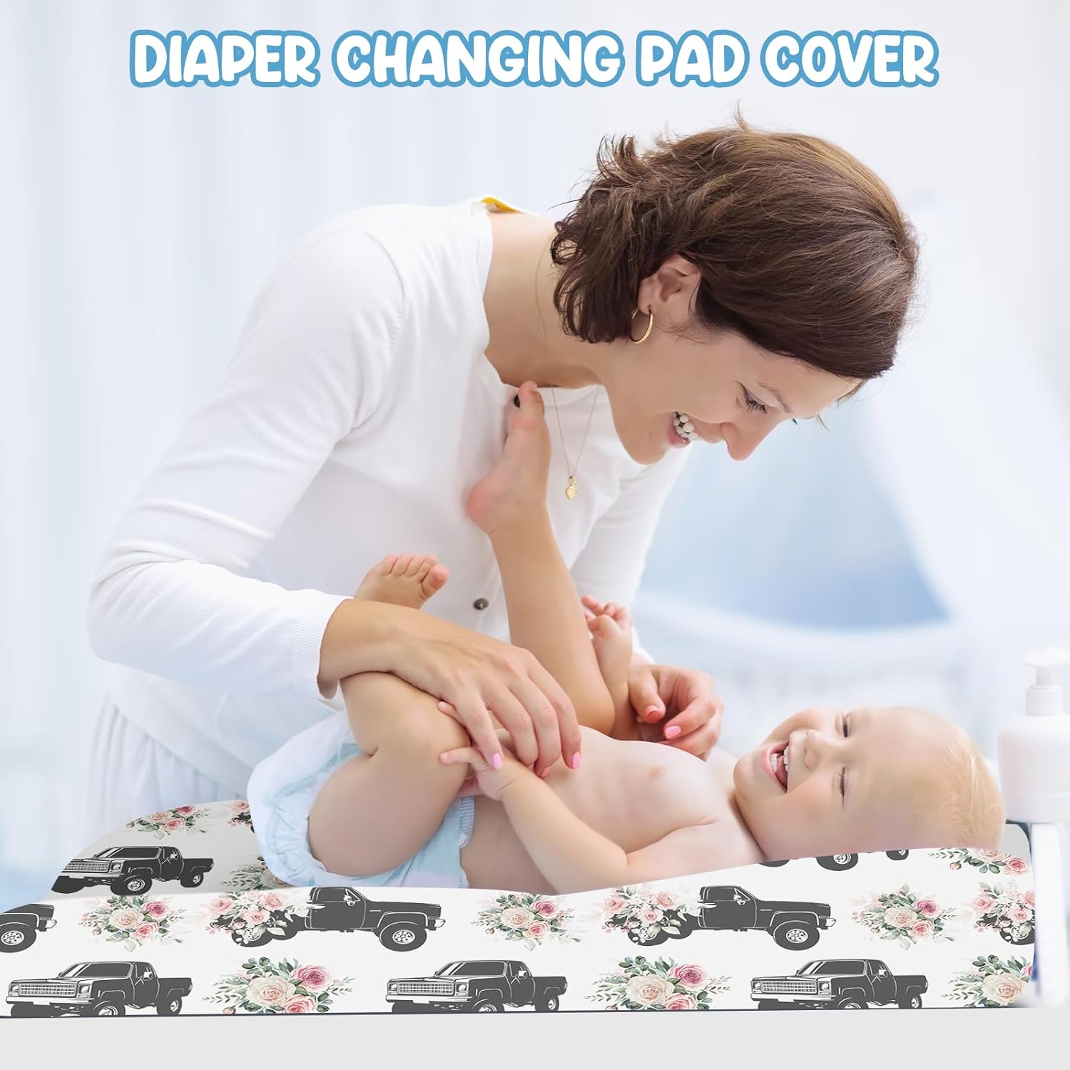 Juego de ropa de cama personalizado para cuna, juego de 5 piezas para cuna, manta con nombre personalizado con respaldo punteado para bebés y niñas,