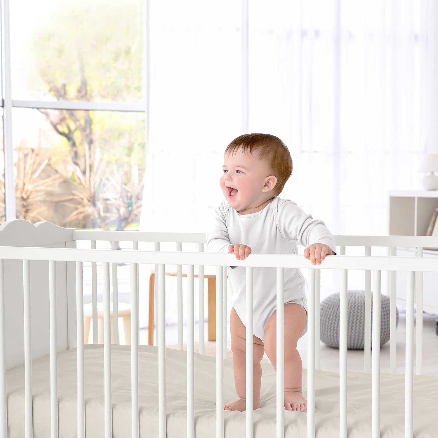 Sweet Jojo Designs Jungle Safari Animales Niño Niña Género Neutral Unisex Bebé Bebé Juego de Sábanas Ajustable Bebé Recién Nacido Guardería Cama