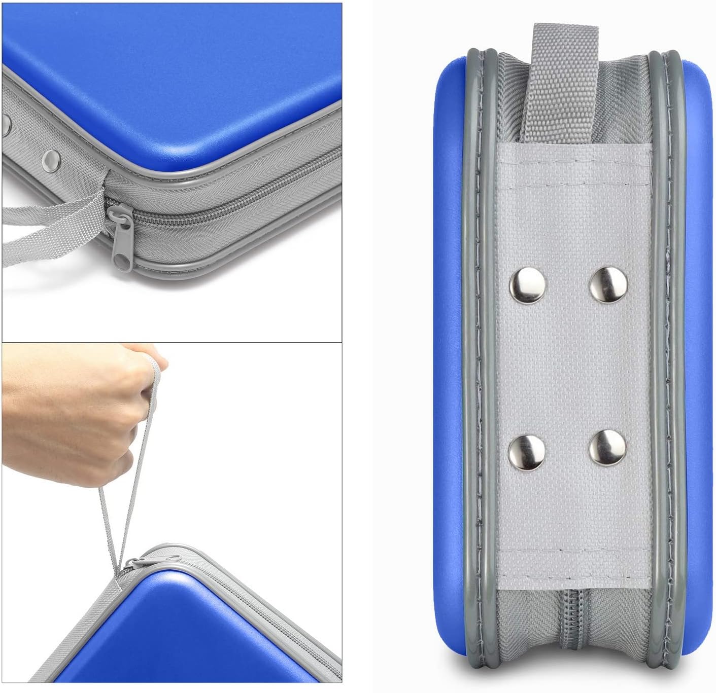 Funda para CD, capacidad para 40 unidades, para CDDVD, cartera, de plástico duro, para discos de DVD, carpeta de almacenamiento para automóvil,