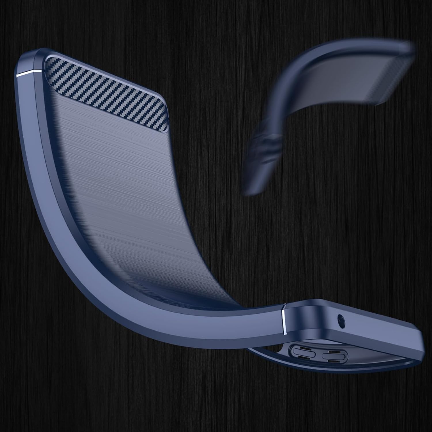 EUAGVQY Funda para Galaxy A70 de fibra de carbono, súper antideslizante, duradera, máxima comodidad, ligera, ajuste preciso, elegante diseño de moda