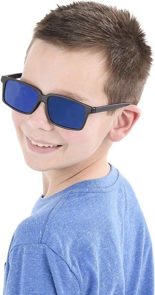Top Secret Spy Glasses para niños, gafas de sol de visión trasera. Mira detrás de ti! Gadget de detective. Recuerdos perfectos para fiestas.
