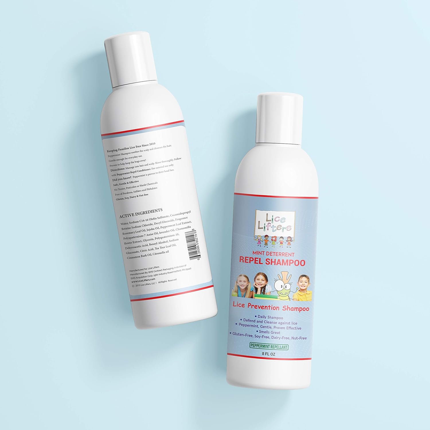 Champú y acondicionador para la prevención de piojos de Lice Lifters