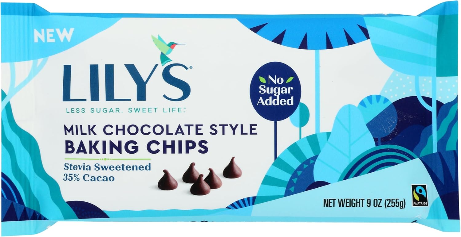Lily’s Sweets, Chips para hornear estilo chocolate con leche, 9 onzas