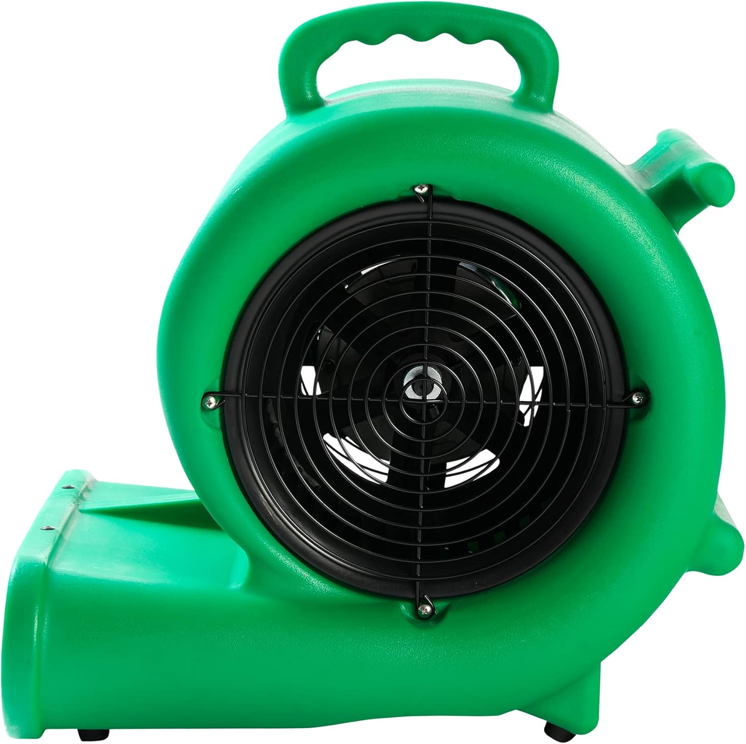 Mounto Ventilador de secado de suelo Air Mover de 13hp de 2000 cfm, motor de aire de 3 velocidades con salida GFCI doble, cable de alimentación de