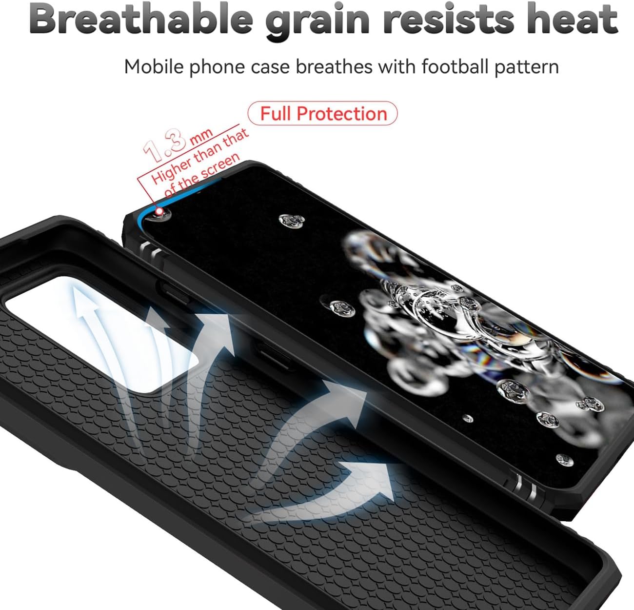 Yodueiv Funda para Galaxy S20 UltraSamsung S20 Ultra SM-G988U con protector de pantalla de vidrio templado y cubierta para cámara deslizante, anillo