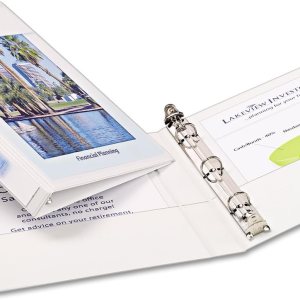 Avery 27726 – Carpeta para proteger y almacenar, 5-12 pulgadas x 8-12 pulgadas, 12 pulgadas, tapa blanca Avery 27726 – Carpeta para proteger y almacenar, 5-12 pulgadas x 8-12 pulgadas, 12 pulgadas, tapa blanca