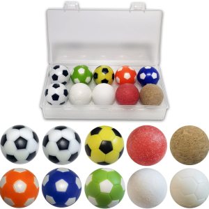 Pelotas de mesa de futbolín de 1.42 pulgadas de 1.26 pulgadas para futbolín, juego de mesa, accesorios de futbolín, reemplazos multicolor con una Pelotas de mesa de futbolín de 1.42 pulgadas de 1.26 pulgadas para futbolín, juego de mesa, accesorios de futbolín, reemplazos multicolor con una