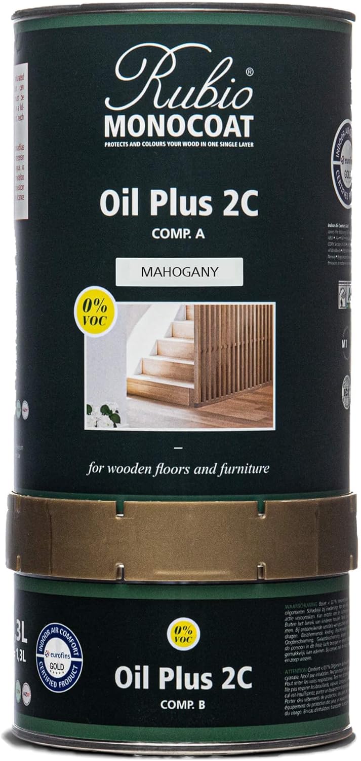 Rubio Monocoat Oil Plus 2C, 44 onzas, caoba