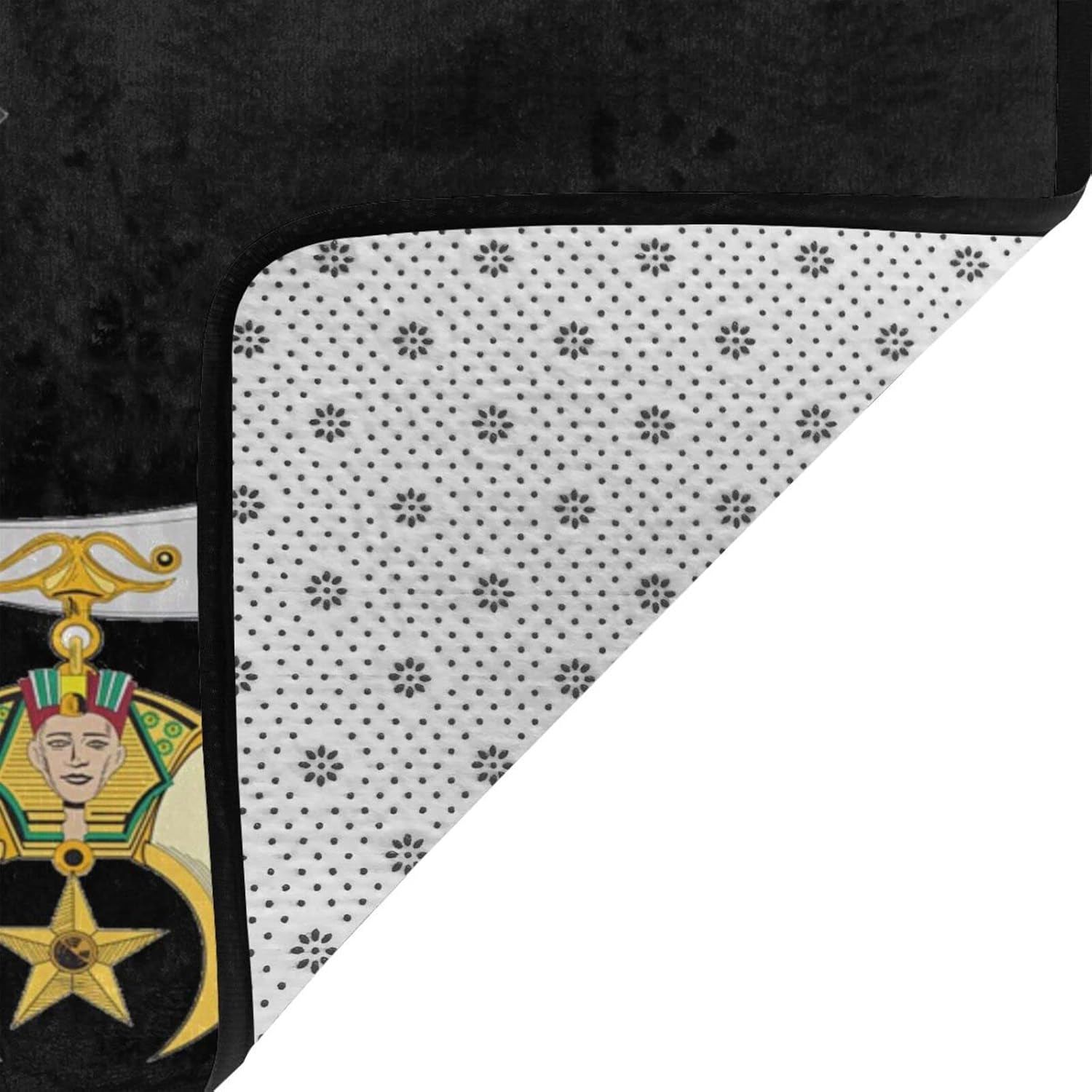 Mason Shriner – Alfombra dividida de gran tamaño para sala de estar, dormitorio, oficina, 72 x 48 pulgadas