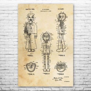 Póster de patente de ventrílocuo de ventrílocuo impresión, regalo de ventriloquism, impresión de marionetas, regalo cómico, títeres vintage, arte de Póster de patente de ventrílocuo de ventrílocuo impresión, regalo de ventriloquism, impresión de marionetas, regalo cómico, títeres vintage, arte de
