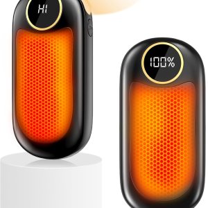 Calentadores de manos recargables, calentadores de manos eléctricos de 7000 mAh hasta 18 horas de calor, calentadores de manos de doble cara con Calentadores de manos recargables, calentadores de manos eléctricos de 7000 mAh hasta 18 horas de calor, calentadores de manos de doble cara con