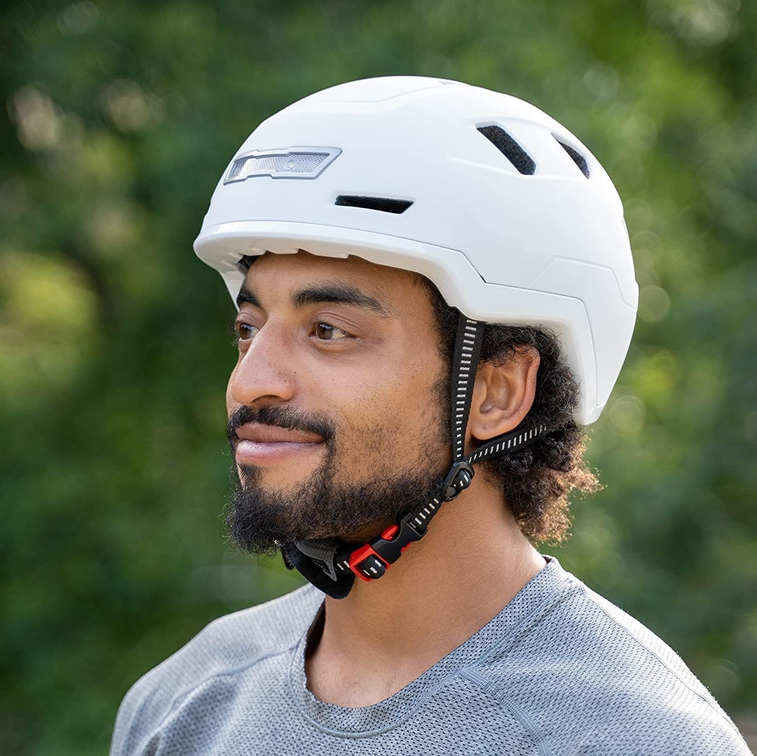 Casco de bicicleta con luces LED  Casco urbano de bicicleta para adultos, hombres y mujeres  CPSC y NTA-8776 Dual Certified  Clase 3 E-Bikes,
