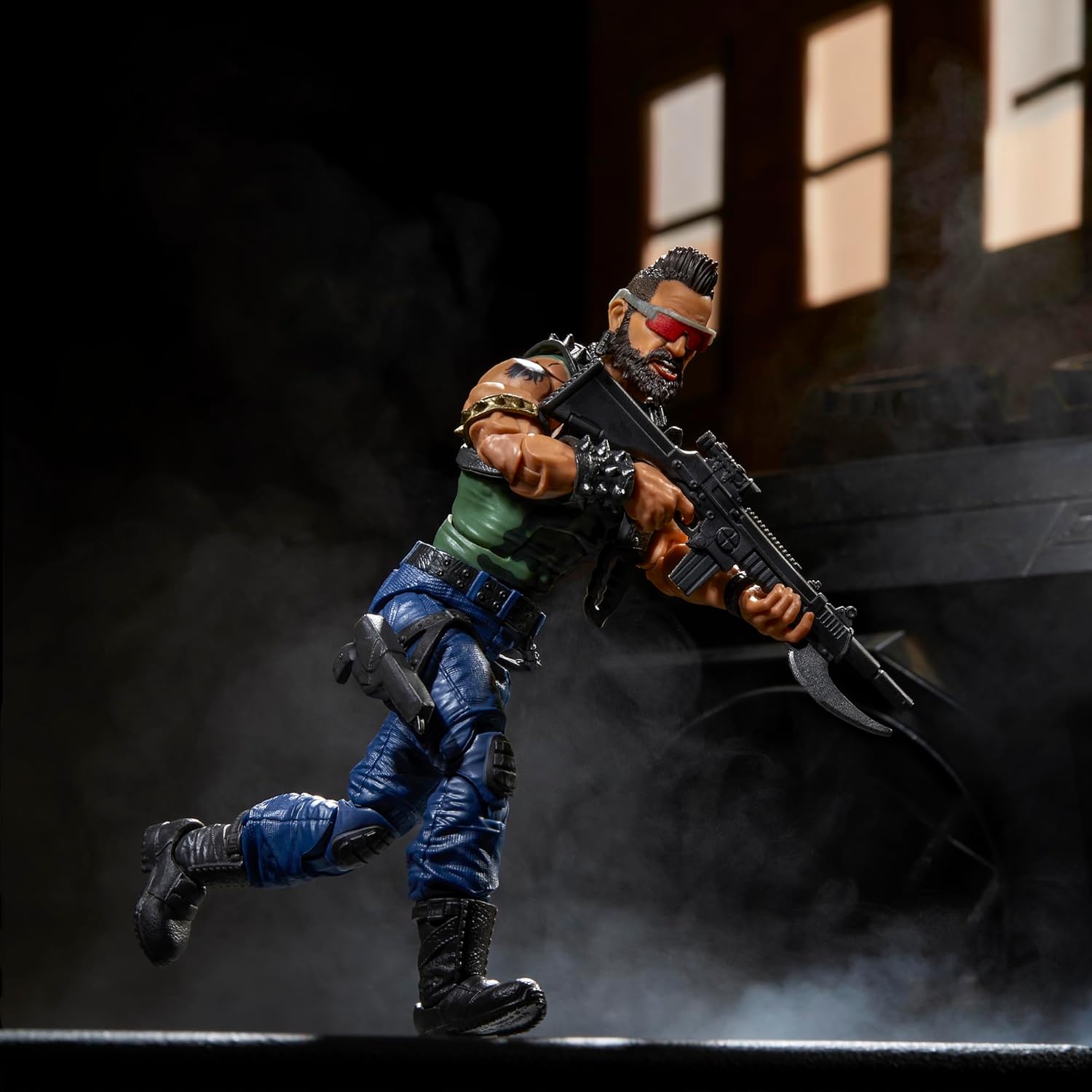 G.I. Joe Classified Series Dreadnok Ripper, figura de acción coleccionable, 102, figuras de acción de 6 pulgadas para niños y niñas, con 6 piezas de