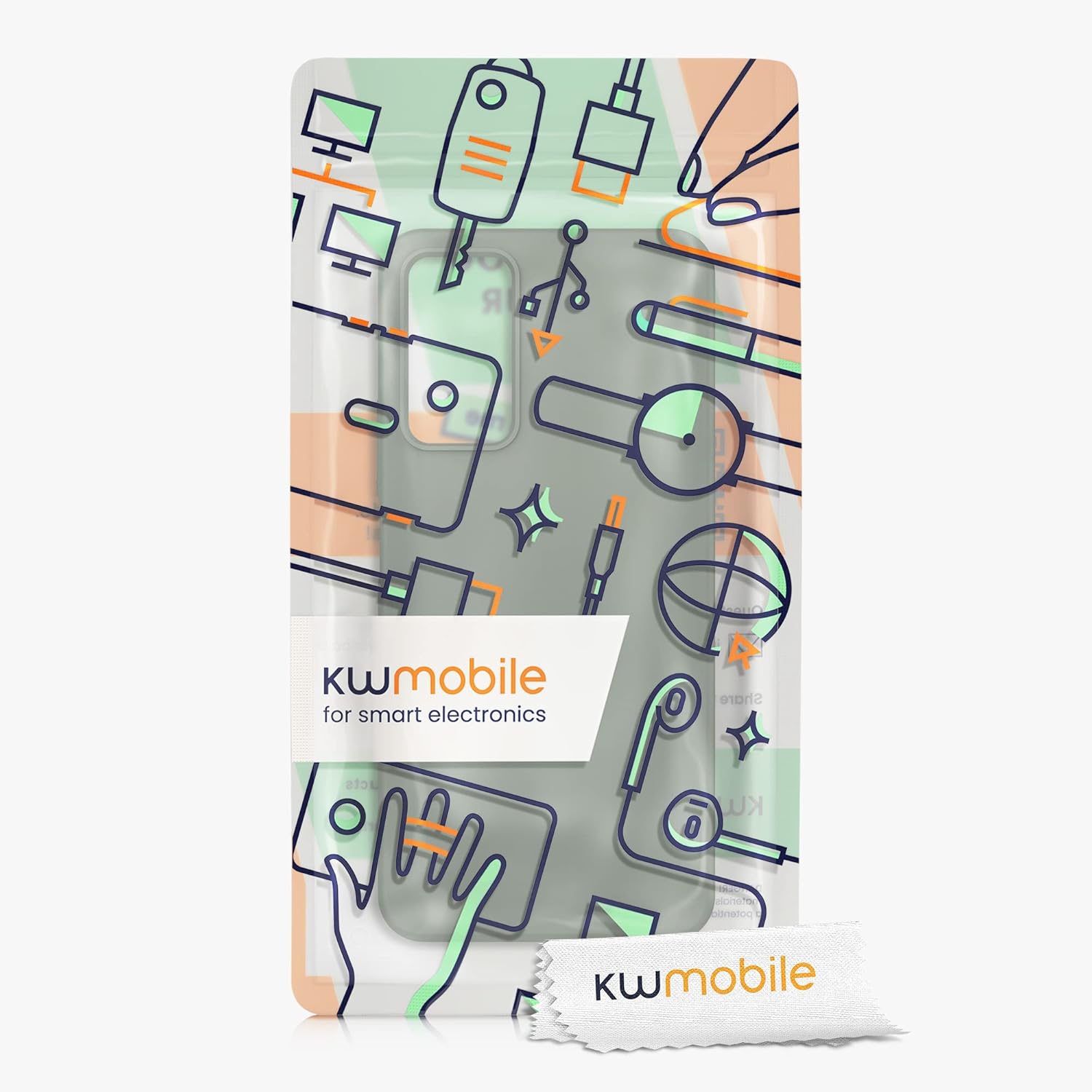 kwmobile Funda compatible con Xiaomi Redmi Note 11 Pro  11 Pro (5G)  12 Pro (4G) – Funda de silicona TPU con acabado suave – Gris Verde