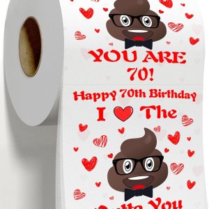 Papel higiénico de cumpleaños 70, regalos de cumpleaños 70 para él y ella, decoraciones de cumpleaños 70 para ella y él, decoraciones de cumpleaños Papel higiénico de cumpleaños 70, regalos de cumpleaños 70 para él y ella, decoraciones de cumpleaños 70 para ella y él, decoraciones de cumpleaños