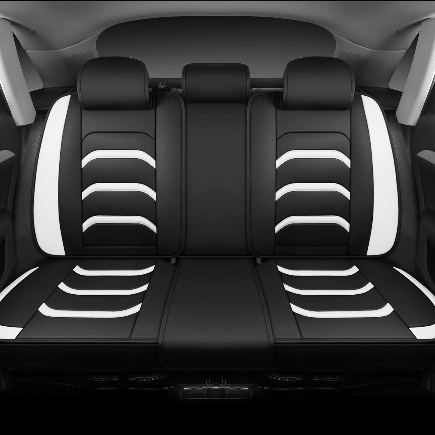 YD A02 – Fundas de cuero para asiento de automóvil, fundas de asiento para automóviles y SUV, funda universal transpirable para asiento de
