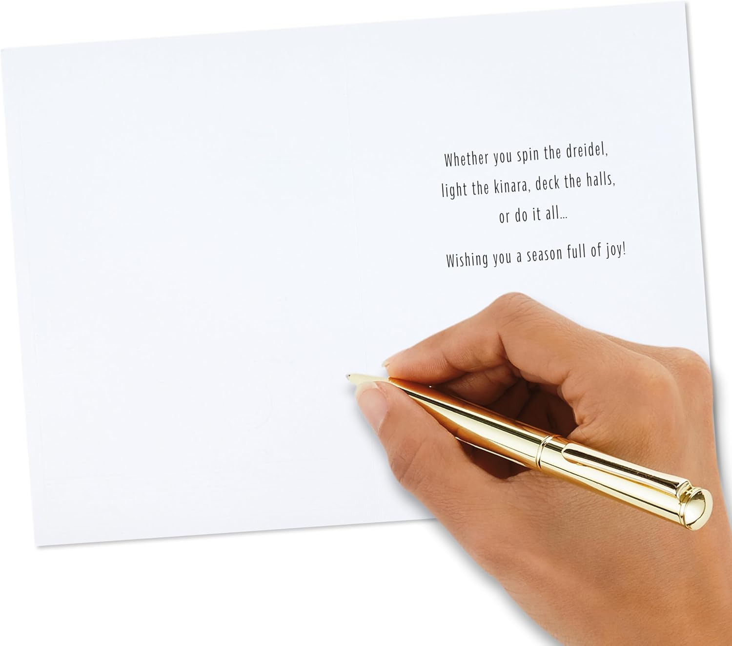 Hallmark Tarjetas navideñas para Navidad, Hanukkah y Kwanzaa (6 tarjetas con sobres)