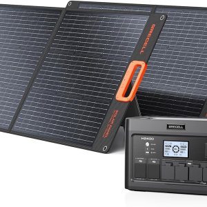 GRECELL Estación de energía portátil de 2400 W generador solar con 2 paneles solares de 100 W, fuente de alimentación de batería LiFePO4 de respaldo GRECELL Estación de energía portátil de 2400 W generador solar con 2 paneles solares de 100 W, fuente de alimentación de batería LiFePO4 de respaldo