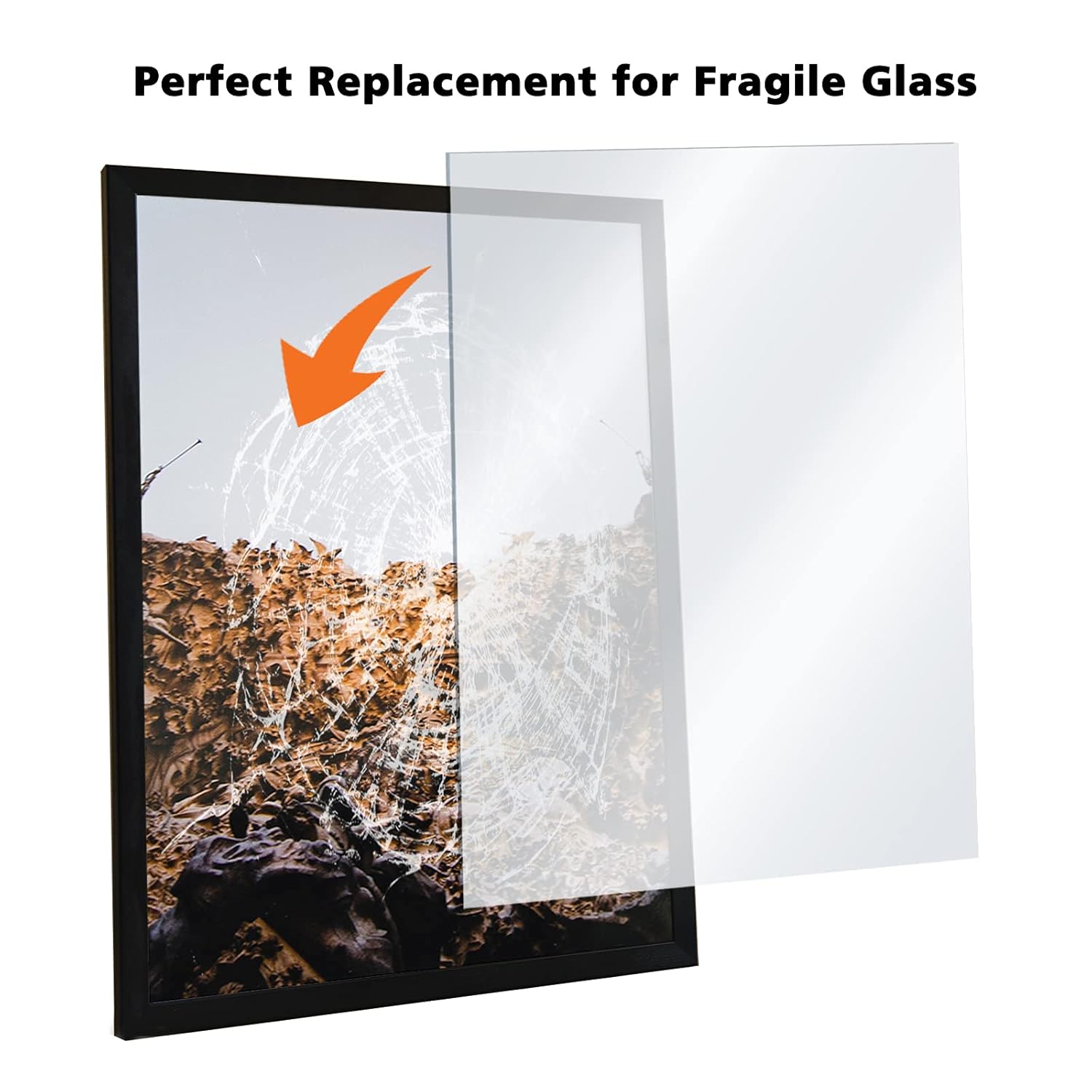 Egofine – Hojas de plexiglás de acrílico, 20 hojas de 11 x 14, 0.04 de grosor, plástico fundido para proyectos de manualidades, repuesto de