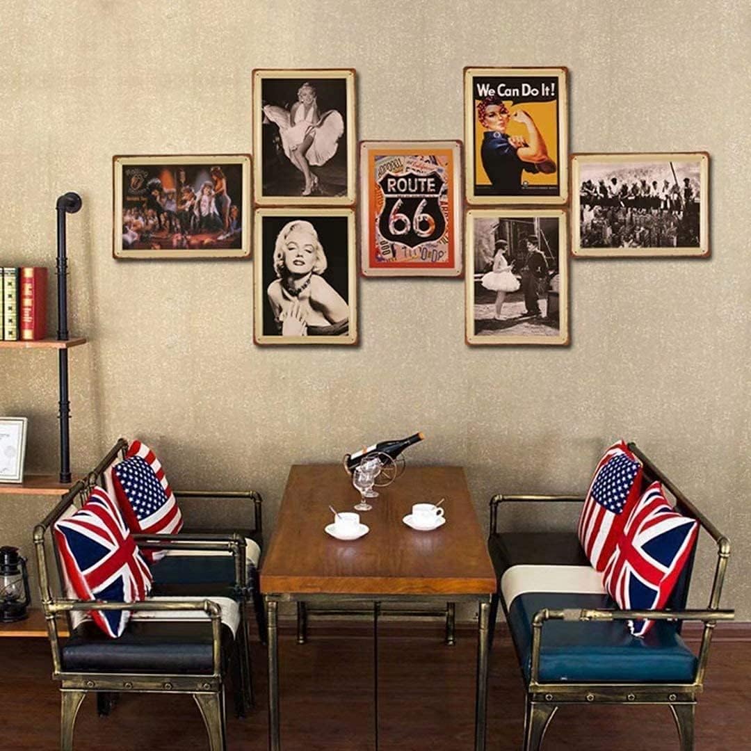 Cartel de metal con texto en inglés 12 Fucking Rules To Success, póster retro para cafetería, bar, gimnasio, sala de estar, baño, cocina, hogar,