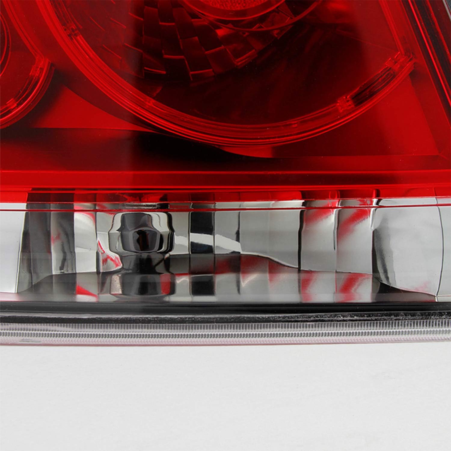 AKKON – Para Chevy Impala de repuesto de luces traseras rojas transparentes para conductorpasajero, par nuevo